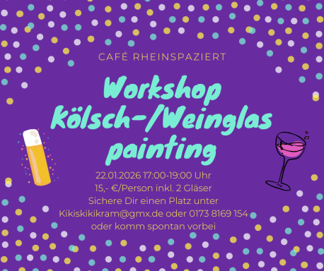 Kölsch- / Weinglaspainting